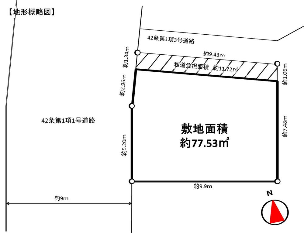 Compartment figure. Land price 27,800,000 yen, Land area 89.25 sq m