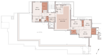 Floor: 4LDK, occupied area: 123.7 sq m, Price: TBD