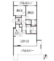 Floor: 2LDK, occupied area: 57.53 sq m, Price: TBD