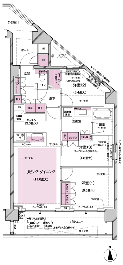 Floor: 3LDK + WIC, the occupied area: 72.15 sq m, Price: TBD
