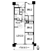 Floor: 3LDK + WIC, the occupied area: 71.82 sq m, Price: 57,900,000 yen, now on sale