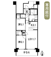 Floor: 2LDK + N + 2WIC, occupied area: 62.15 sq m, Price: 46,600,000 yen, now on sale