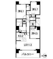 Floor: 3LDK + N + WIC, the occupied area: 73.78 sq m, Price: TBD