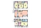 Floor plan. (B Building), Price 42,800,000 yen, 4LDK, Land area 67.38 sq m , Building area 121.3 sq m
