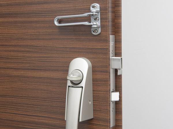Security.  [Incorrect tablet measures sickle dead bolt] Since the dead bolt is in sickle, Less likely to be out of a lock in an attempt to pry at the bar, etc., It is hard to structure that is incorrect lock.