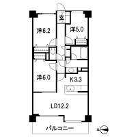 Floor: 3LDK, occupied area: 72.33 sq m, price: 36 million yen, currently on sale