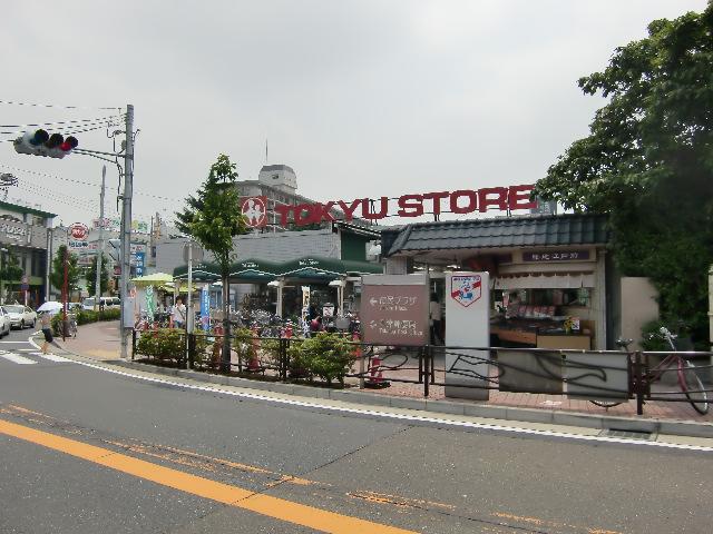 Supermarket. 580m to Tokyu Store (Kaji is Taniten)