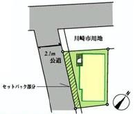 Compartment figure. 14.8 million yen, 3K, Land area 54.21 sq m , Building area 51.75 sq m