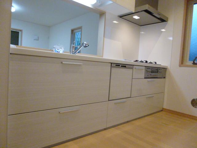 Kitchen. Dish washing dryer, Water purifier shower faucet, Software with closing.