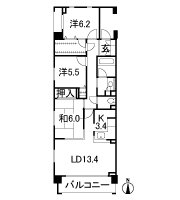 Floor: 3LDK + BW (big walk-in closet), the area occupied: 80.7 sq m, Price: 45,980,000 yen, now on sale
