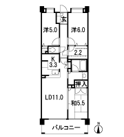 Floor: 3LDK + BW (big walk-in closet), the occupied area: 71.71 sq m, Price: 41,780,000 yen, now on sale