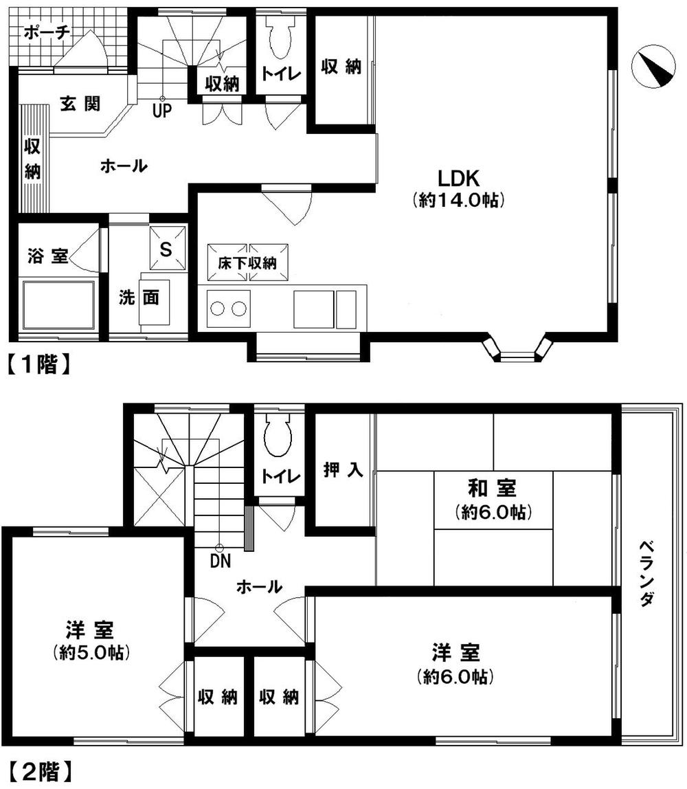 Floor plan. 21,800,000 yen, 3LDK, Land area 88.18 sq m , Building area 86.11 sq m