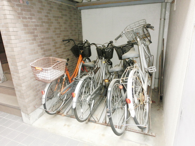 Other common areas. Is also safe bicycle parking lot with a roof on a rainy day