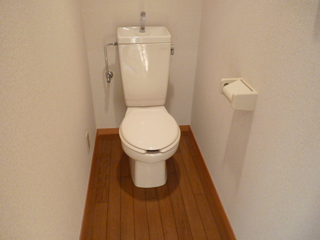 Toilet. Spacious toilet