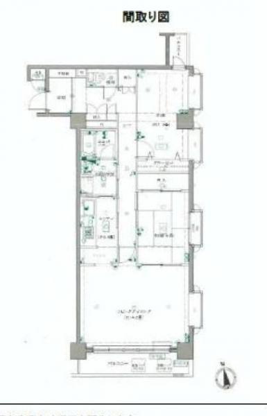 Floor plan. 2LDK, Price 21,800,000 yen, Occupied area 78.88 sq m , Balcony area 8.23 ​​sq m