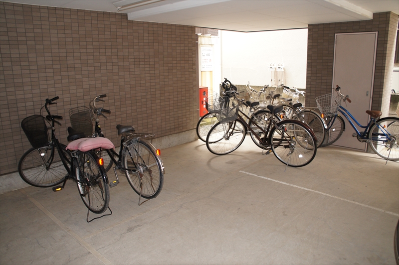 Other common areas. Bicycle parking is indoor