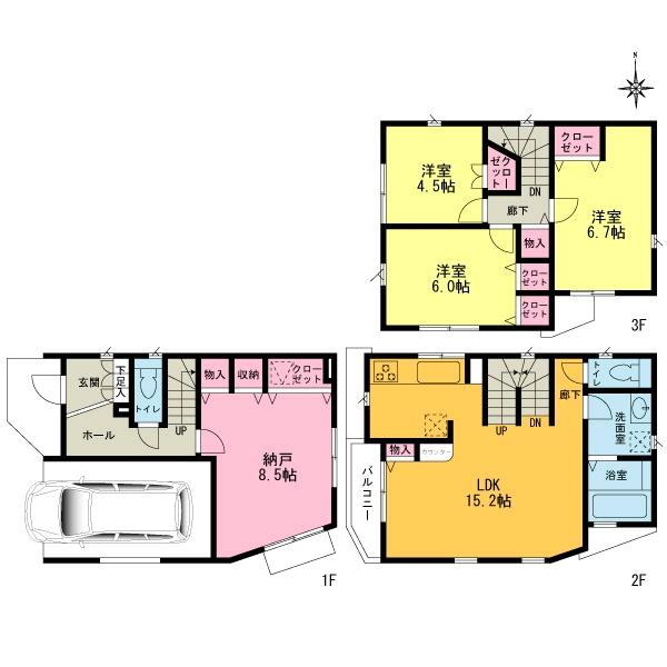 Floor plan. LDK15.2 Pledge Living stairs All room storage