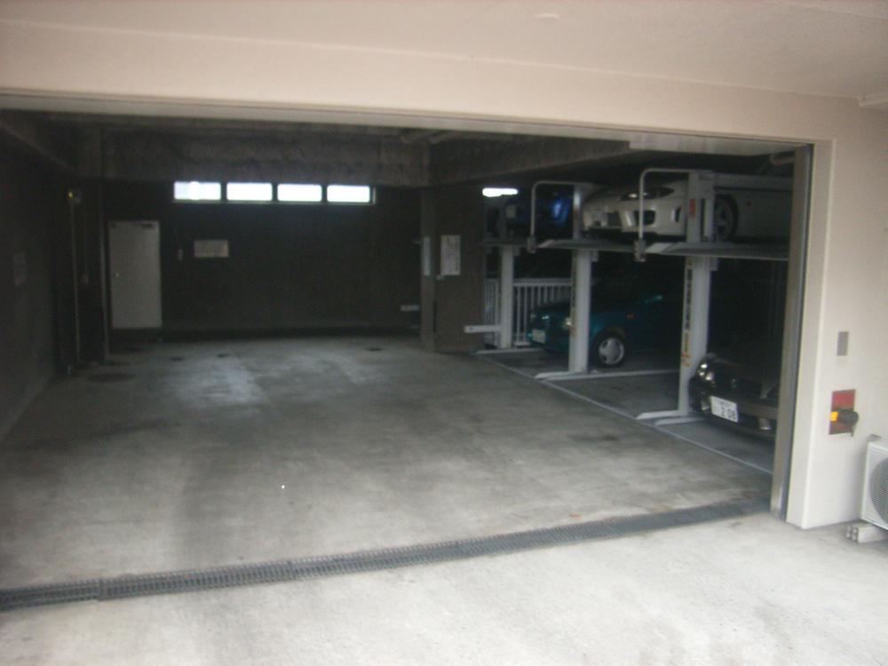 Parking lot. Common areas