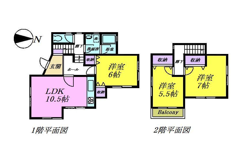 Floor plan. 25,800,000 yen, 3LDK, Land area 192.26 sq m , It is a building area of ​​73.69 sq m easy-to-use floor plan with all the living room storage. Heisei immediately Available per 25 August interior and exterior renovation completed. 