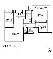 Floor: 3LDK, occupied area: 74.19 sq m, Price: TBD
