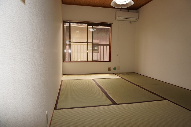 Living and room. Japanese-style paste instead of already