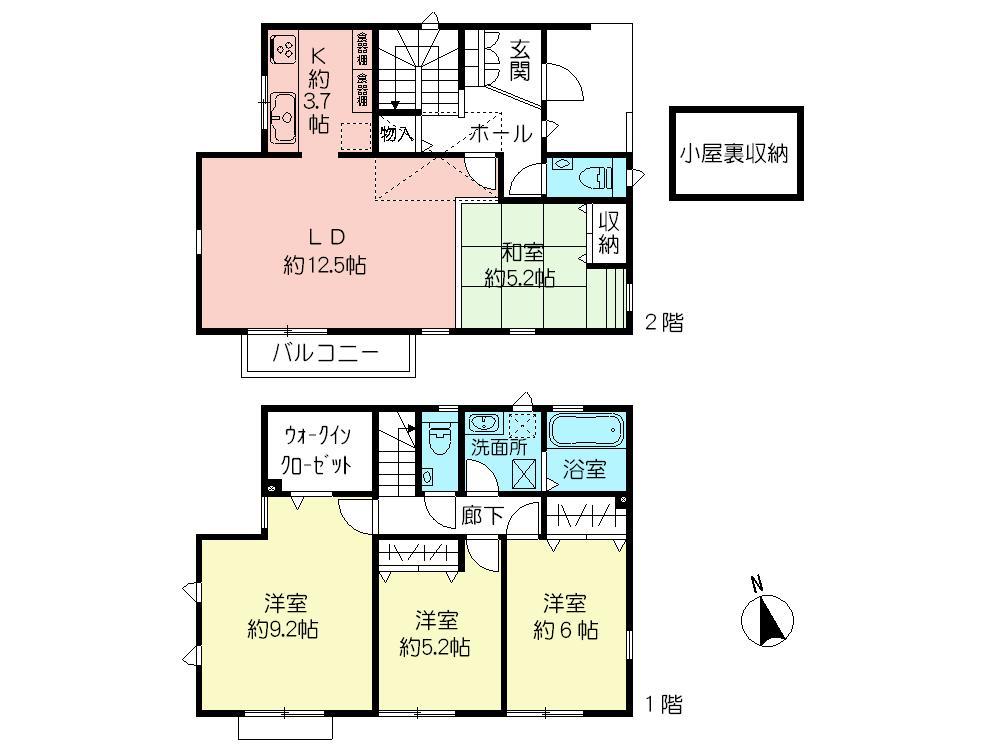 Floor plan. Kaji until the valley Tokyu Store 240m