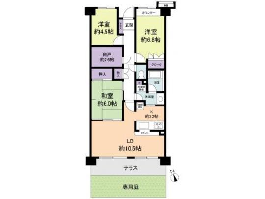 Floor plan.  ■ Floor plan