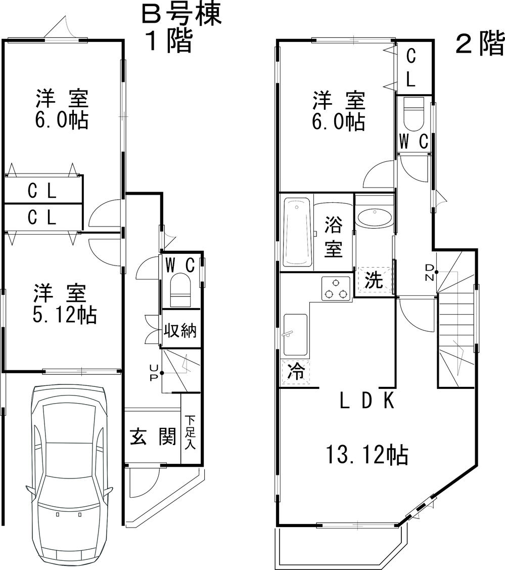 Floor plan. 31,800,000 yen, 3LDK, Land area 89.34 sq m , Building area 89.45 sq m