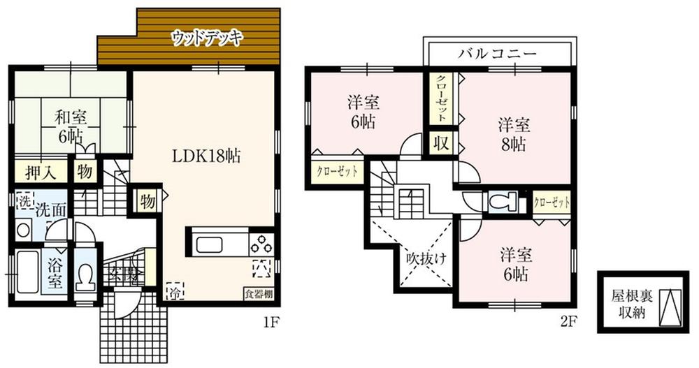 Floor plan. (7 Building), Price 46,800,000 yen, 4LDK, Land area 138.77 sq m , Building area 104.33 sq m
