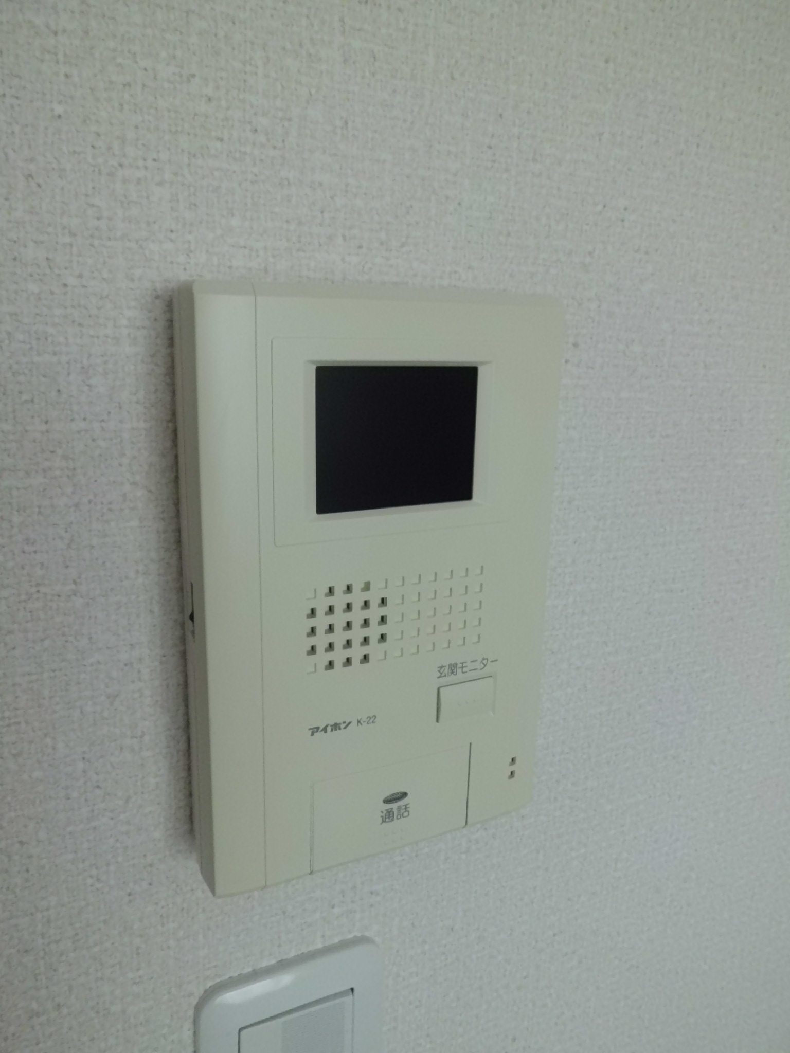 Security. Interphone with a monitor