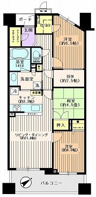 Floor plan. 3LDK + S (storeroom), Price 29,800,000 yen, Occupied area 78.52 sq m , Balcony area 10.04 sq m