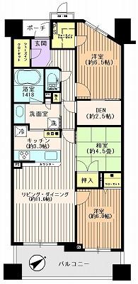 Floor plan. 3LDK + S (storeroom), Price 29,800,000 yen, Occupied area 78.52 sq m , Balcony area 10.04 sq m