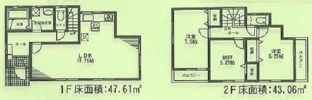 Floor plan. (1), Price 34,800,000 yen, 3LDK, Land area 100.38 sq m , Building area 90.67 sq m