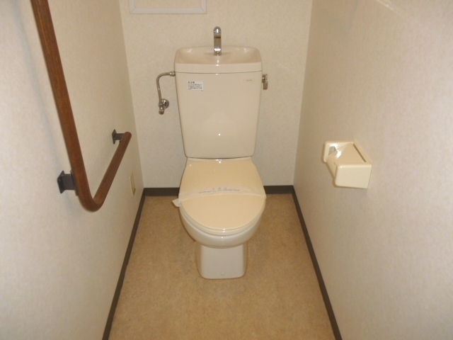 Toilet. Toilet space of settle down space