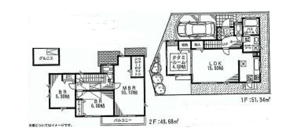 Floor plan. (19 Building), Price 43,800,000 yen, 4LDK, Land area 103.76 sq m , Building area 101.02 sq m