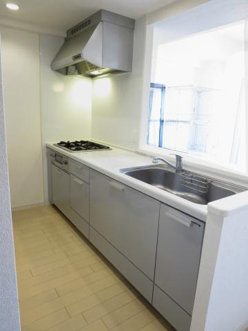 Kitchen. Bright counter kitchen