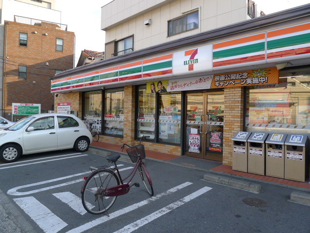 Convenience store. Seven-Eleven Kawasaki Suenaga store up (convenience store) 439m