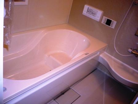 Bathroom. Example of construction