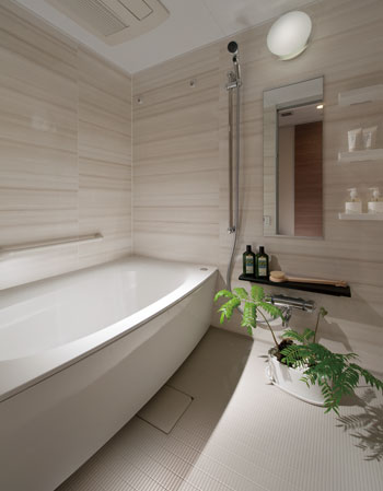 Bathing-wash room.  [Bathroom] The concept is, Relax & Rejuvenate. Breadth was a chic color ring relaxed, And advanced functionality will heal the fatigue of the day.