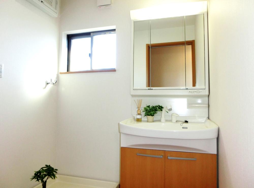 Wash basin, toilet. Bathroom vanity