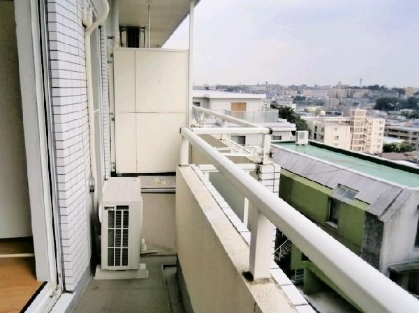 Balcony. Southwest-facing balcony