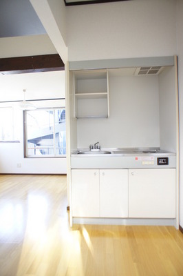 Kitchen. It is a photograph of the kitchen part ☆ 彡