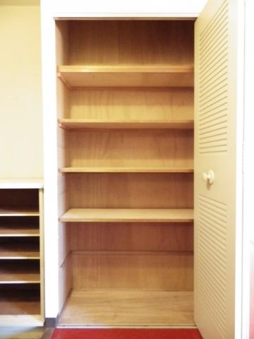 Other introspection. Located in the entrance hallway is a storage space.