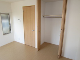 Living and room. Spacious closet