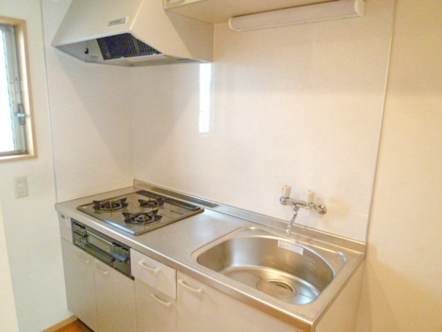 Kitchen. It is a three-necked stove system Kitchen