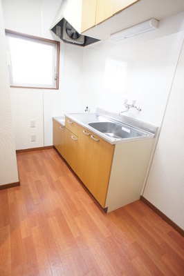 Kitchen. Bright kitchen space! Happy to ventilation there is also a window!