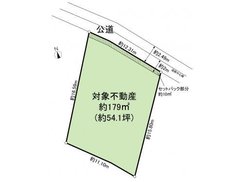 Compartment figure. Land price 32 million yen, Land area 179 sq m