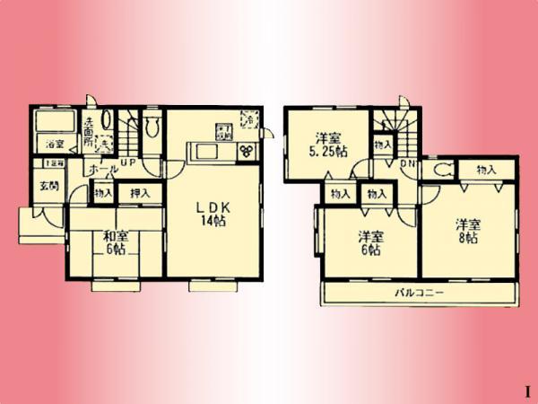 Floor plan. 39,800,000 yen, 4LDK, Land area 125.2 sq m , Building area 94.81 sq m