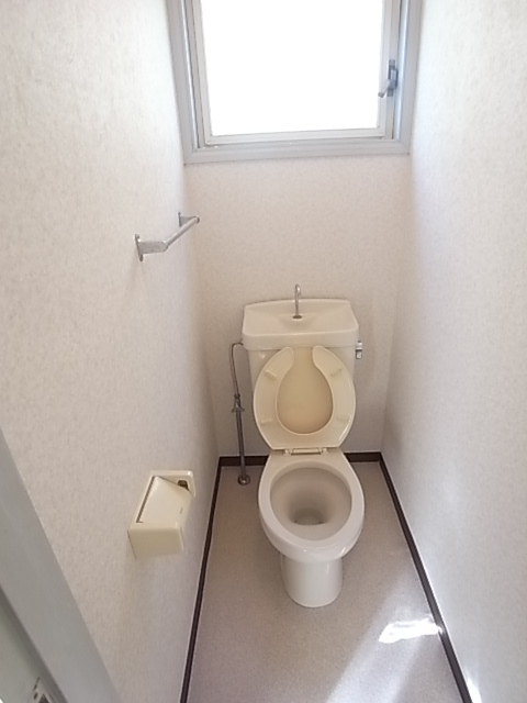 Toilet. Toilet with a window