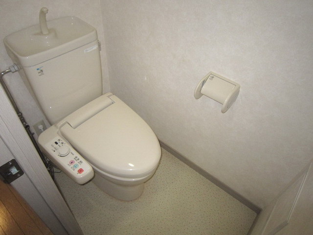 Toilet. Warm water washing toilet seat